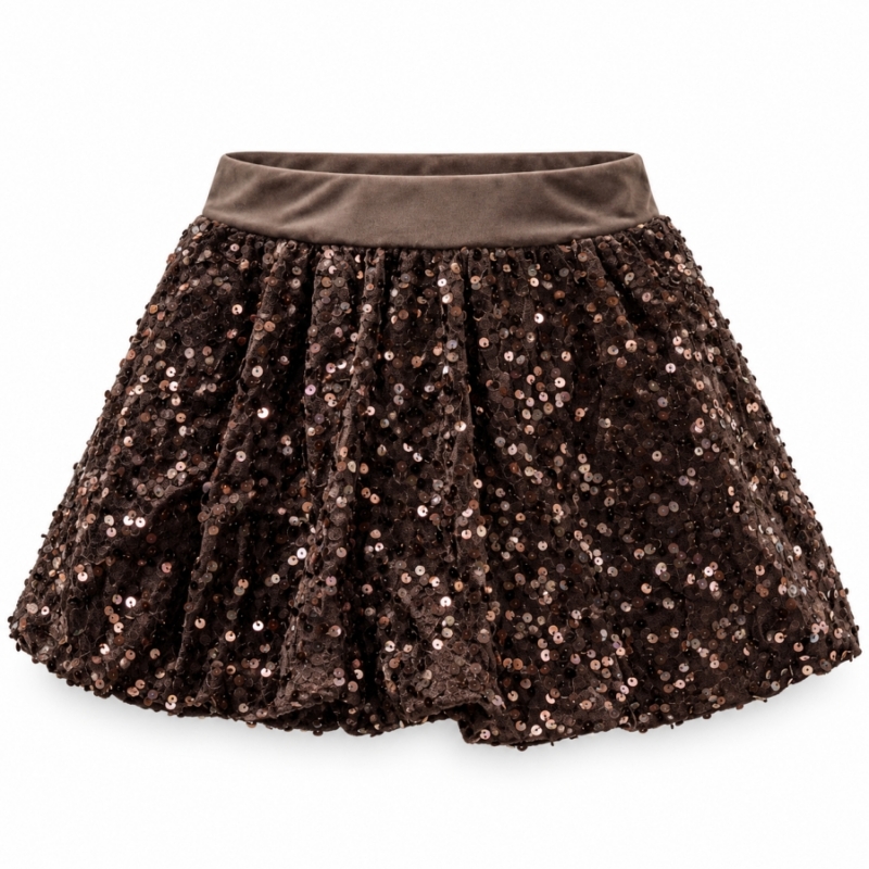 bruin glitterrokje meisjes bruin glitterrokje meisjes