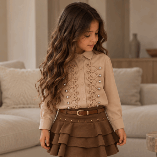 camel meisjesblouse camel meisjesblouse