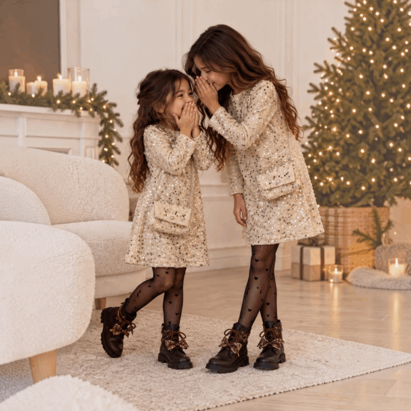 champagne gouden glitter jurk meisjes champagne gouden glitter jurk meisjes