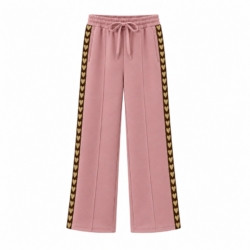 meisjes jogger roze met hartjes meisjes jogger roze met hartjes