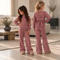 oudroze meisjes set oudroze meisjes set