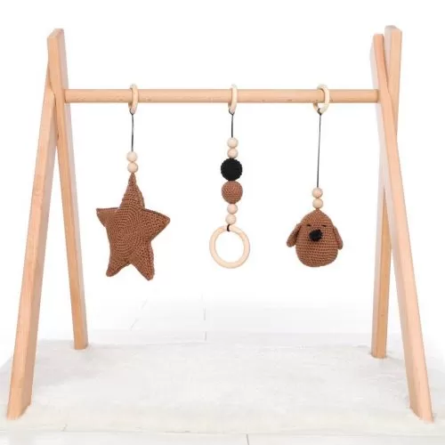 babygym hout bruin