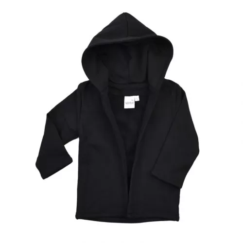 hoodie vest black