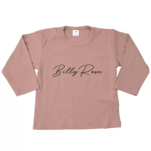 shirt naam retro roze